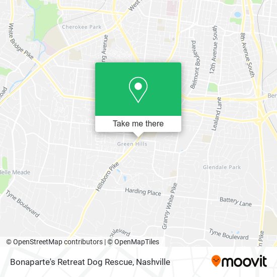 Bonaparte's Retreat Dog Rescue map