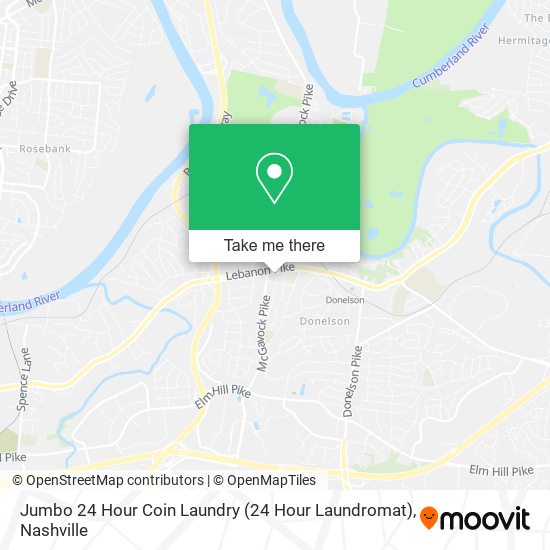 Jumbo 24 Hour Coin Laundry (24 Hour Laundromat) map