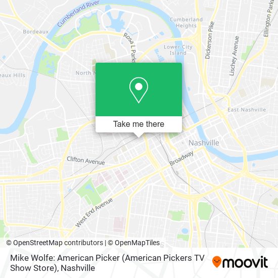 Mike Wolfe: American Picker (American Pickers TV Show Store) map