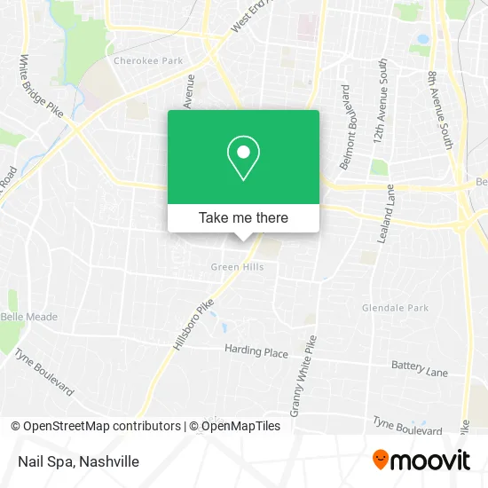 Nail Spa map