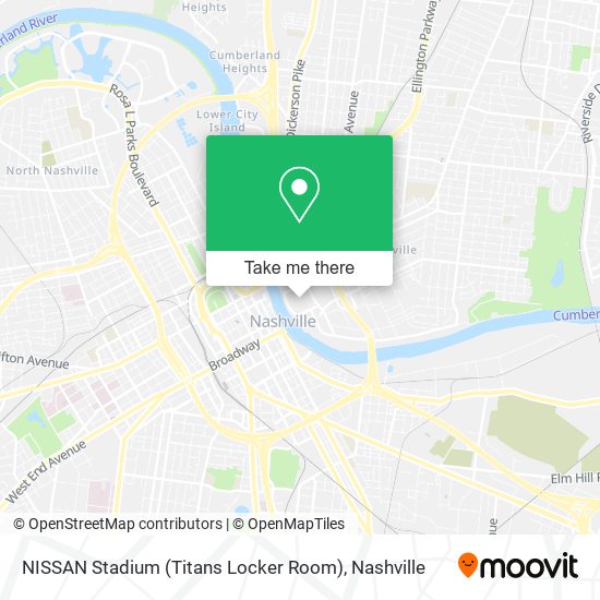 Mapa de NISSAN Stadium (Titans Locker Room)