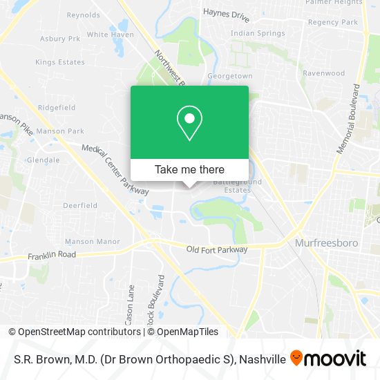 S.R. Brown, M.D. (Dr Brown Orthopaedic S) map