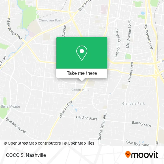 COCO'S map
