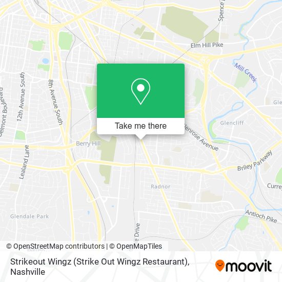 Mapa de Strikeout Wingz (Strike Out Wingz Restaurant)