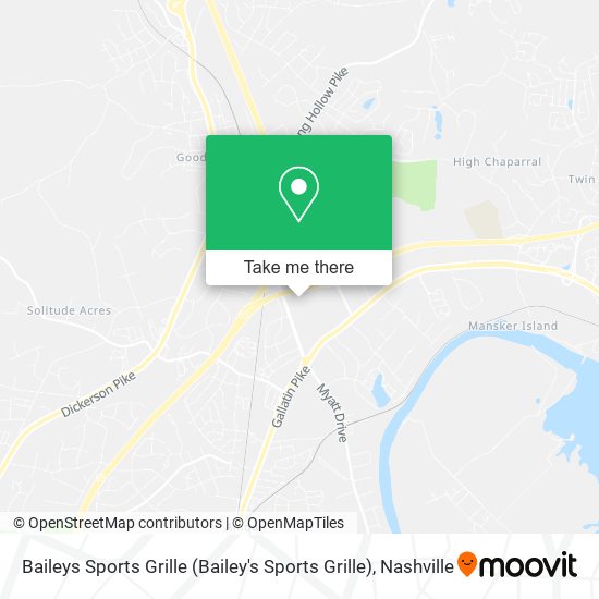 Mapa de Baileys Sports Grille (Bailey's Sports Grille)