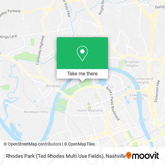 Rhodes Park (Ted Rhodes Multi Use Fields) map