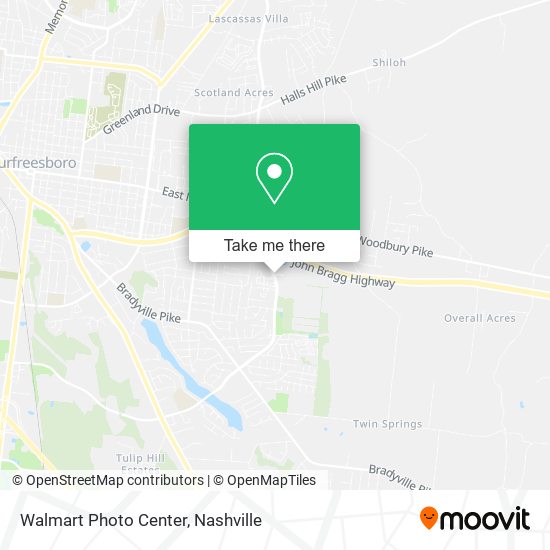Mapa de Walmart Photo Center