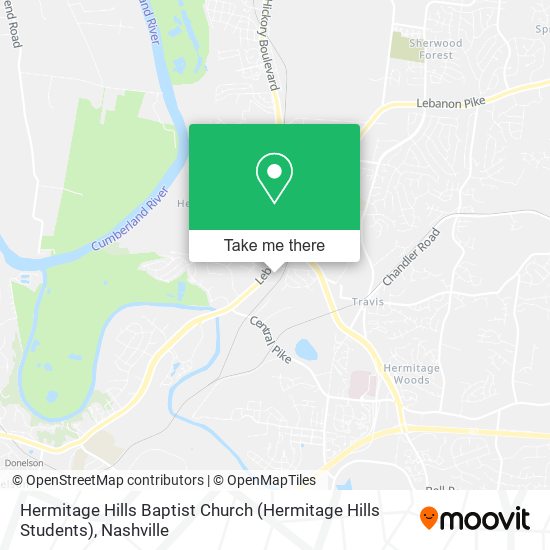 Hermitage Hills Baptist Church (Hermitage Hills Students) map