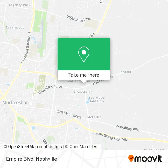 Empire Blvd map