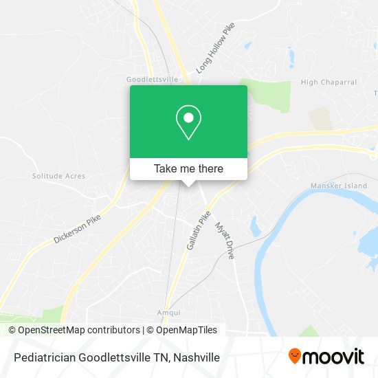 Pediatrician Goodlettsville TN map