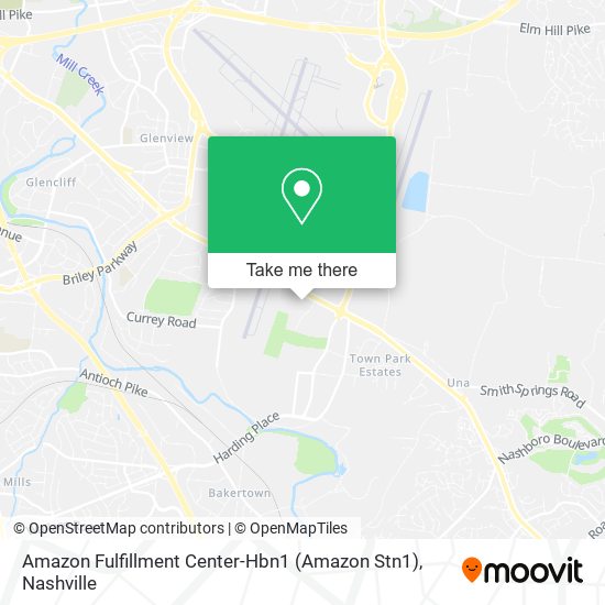 Mapa de Amazon Fulfillment Center-Hbn1 (Amazon Stn1)