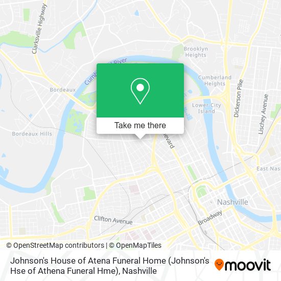 Mapa de Johnson's House of Atena Funeral Home (Johnson's Hse of Athena Funeral Hme)