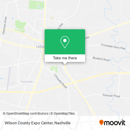Wilson County Expo Center map