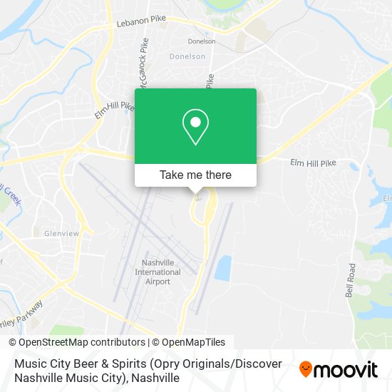 Music City Beer & Spirits (Opry Originals / Discover Nashville Music City) map