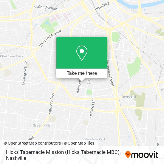 Mapa de Hicks Tabernacle Mission (Hicks Tabernacle MBC)