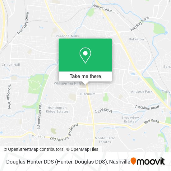Mapa de Douglas Hunter DDS (Hunter, Douglas DDS)
