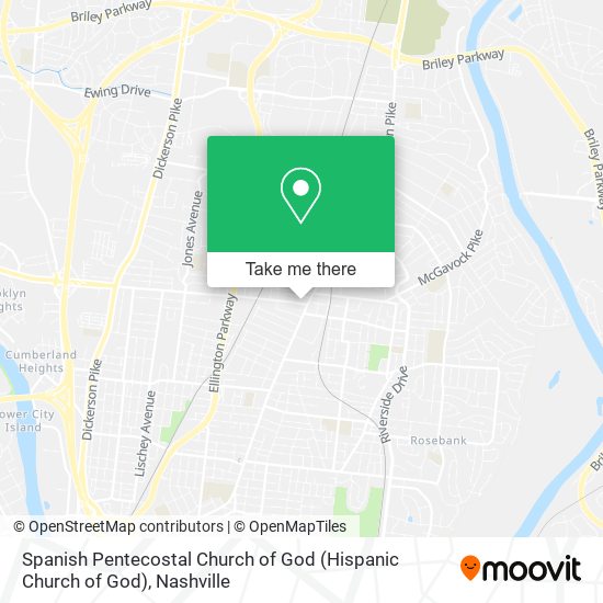 Mapa de Spanish Pentecostal Church of God (Hispanic Church of God)