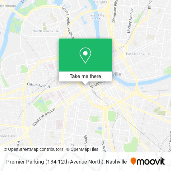 Premier Parking (134 12th Avenue North) map