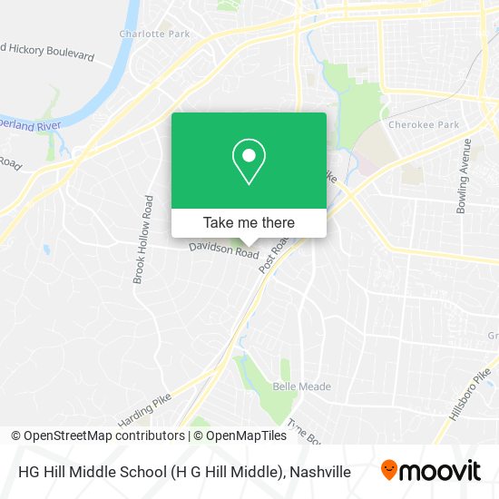 HG Hill Middle School (H G Hill Middle) map