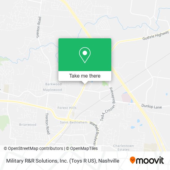 Military R&R Solutions, Inc. (Toys R US) map