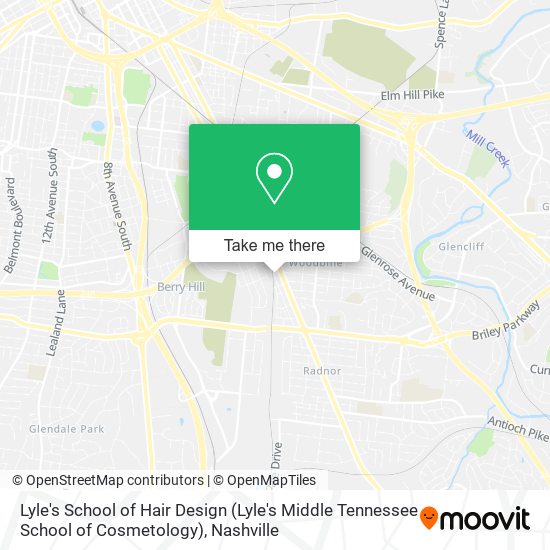 Lyle's School of Hair Design (Lyle's Middle Tennessee School of Cosmetology) map