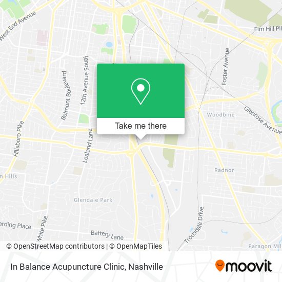 In Balance Acupuncture Clinic map