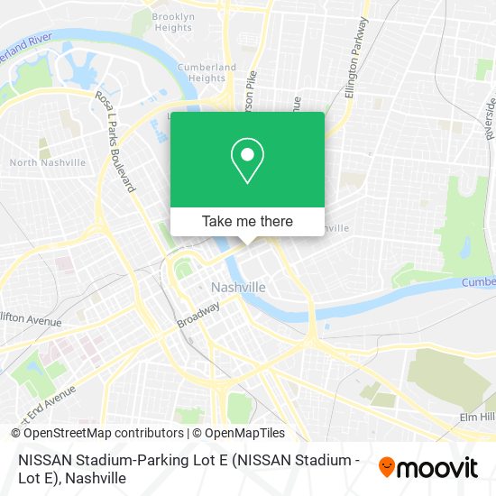 NISSAN Stadium-Parking Lot E map