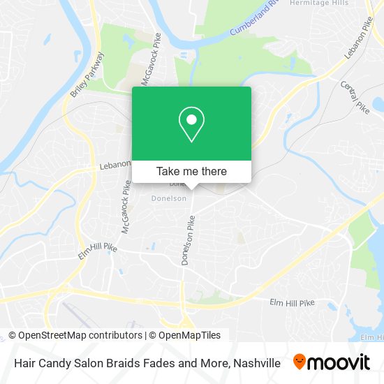 Mapa de Hair Candy Salon Braids Fades and More