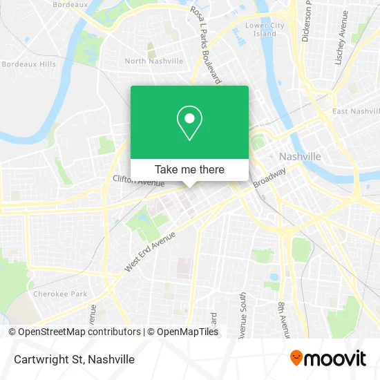 Mapa de Cartwright St