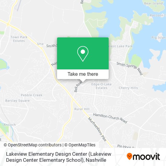 Lakeview Elementary Design Center map