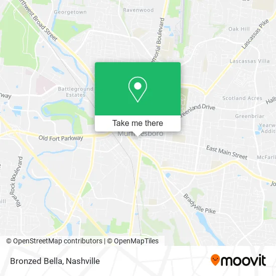 Bronzed Bella map