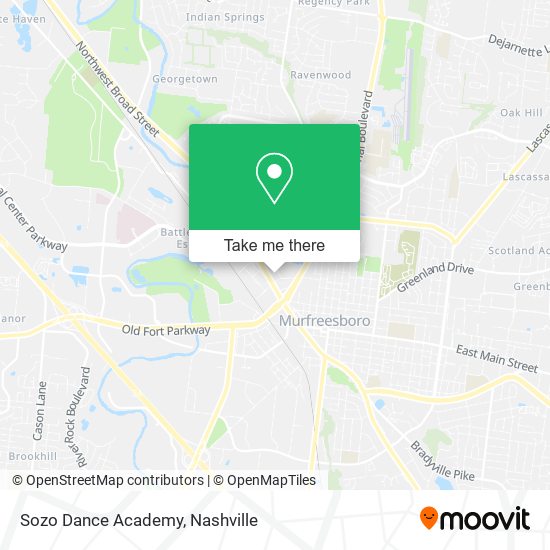 Mapa de Sozo Dance Academy