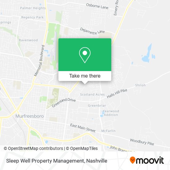 Sleep Well Property Management map