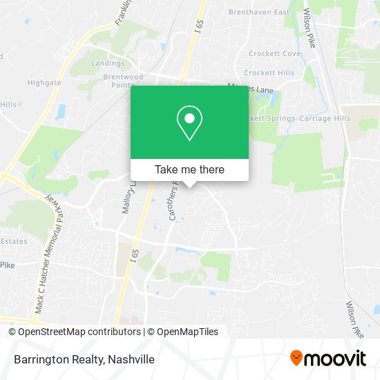 Barrington Realty map