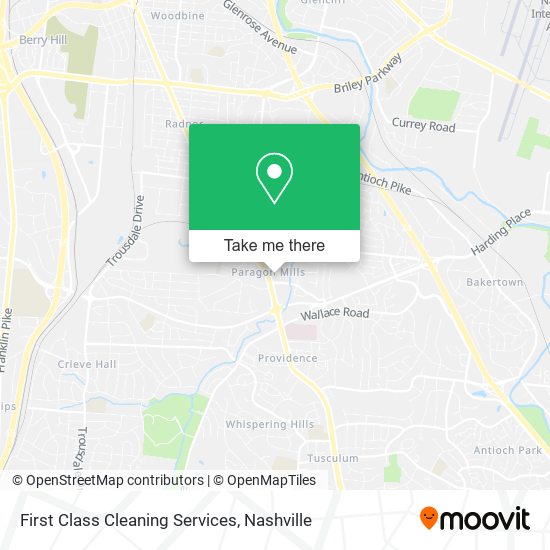 First Class Cleaning Services map