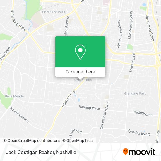 Jack Costigan Realtor map