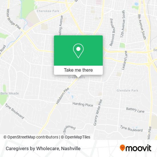 Mapa de Caregivers by Wholecare