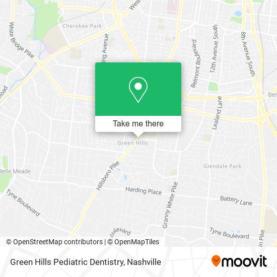 Mapa de Green Hills Pediatric Dentistry