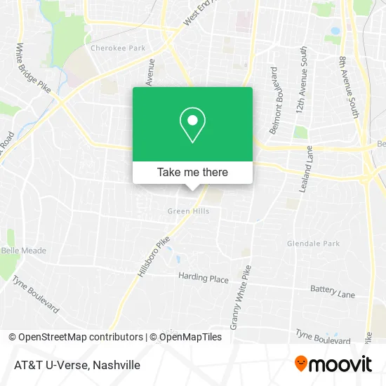 AT&T U-Verse map
