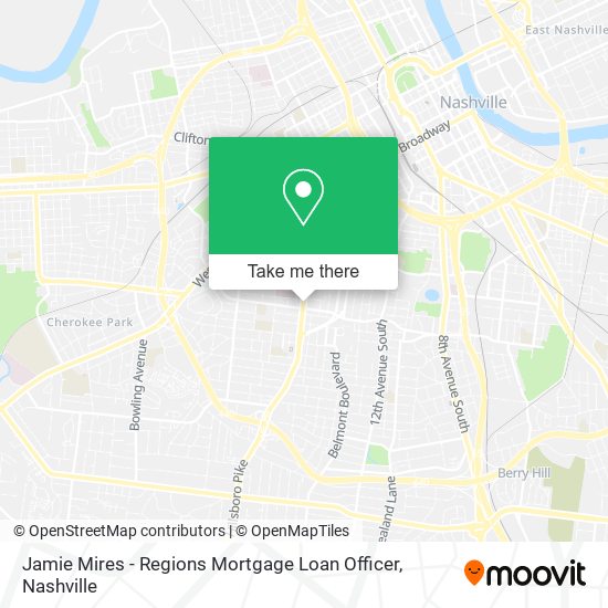 Jamie Mires - Regions Mortgage Loan Officer map