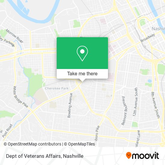 Mapa de Dept of Veterans Affairs