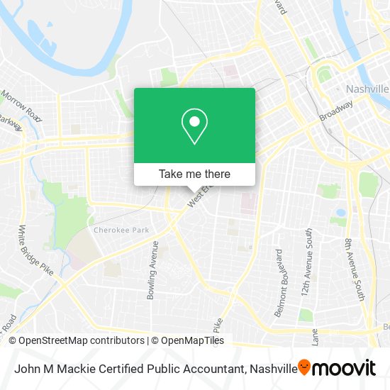 John M Mackie Certified Public Accountant map
