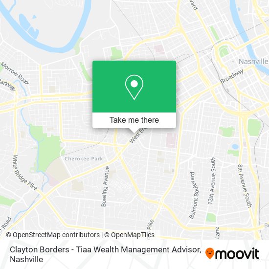 Clayton Borders - Tiaa Wealth Management Advisor map