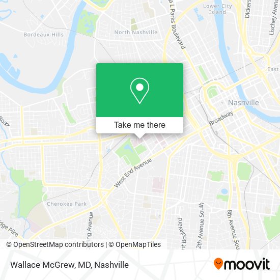 Mapa de Wallace McGrew, MD