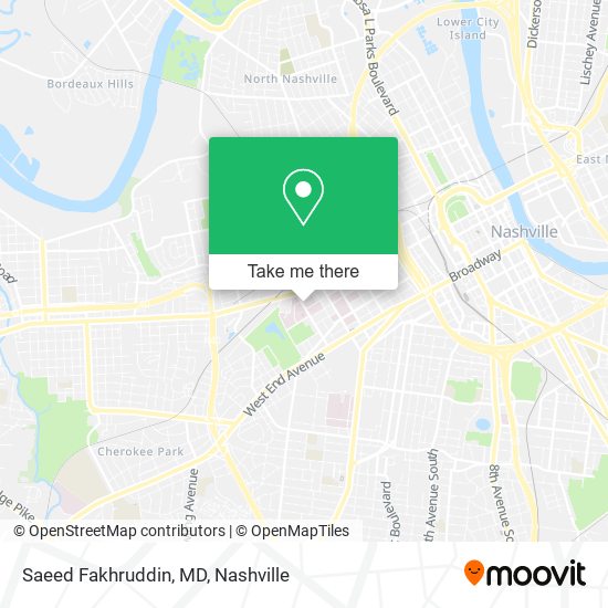 Saeed Fakhruddin, MD map