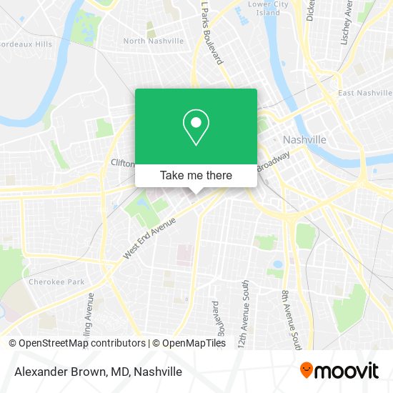 Mapa de Alexander Brown, MD