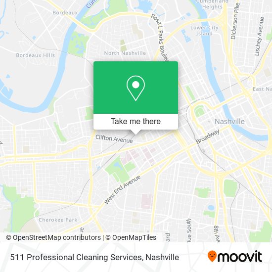 511 Professional Cleaning Services map