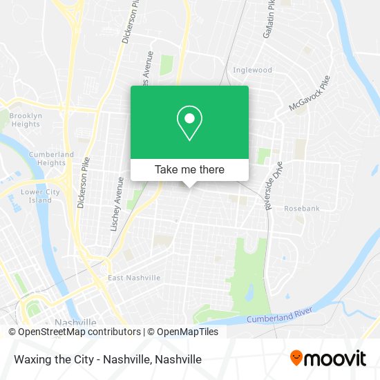 Waxing the City - Nashville map