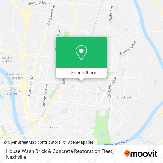 House Wash Brick & Concrete Restoration Fleet map