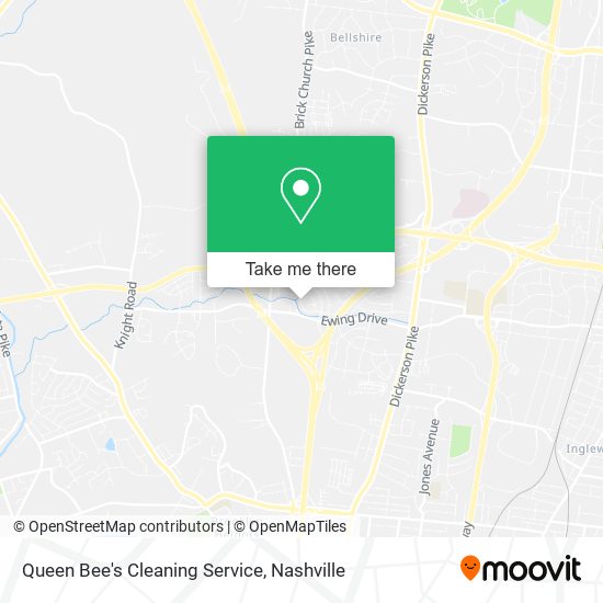 Queen Bee's Cleaning Service map